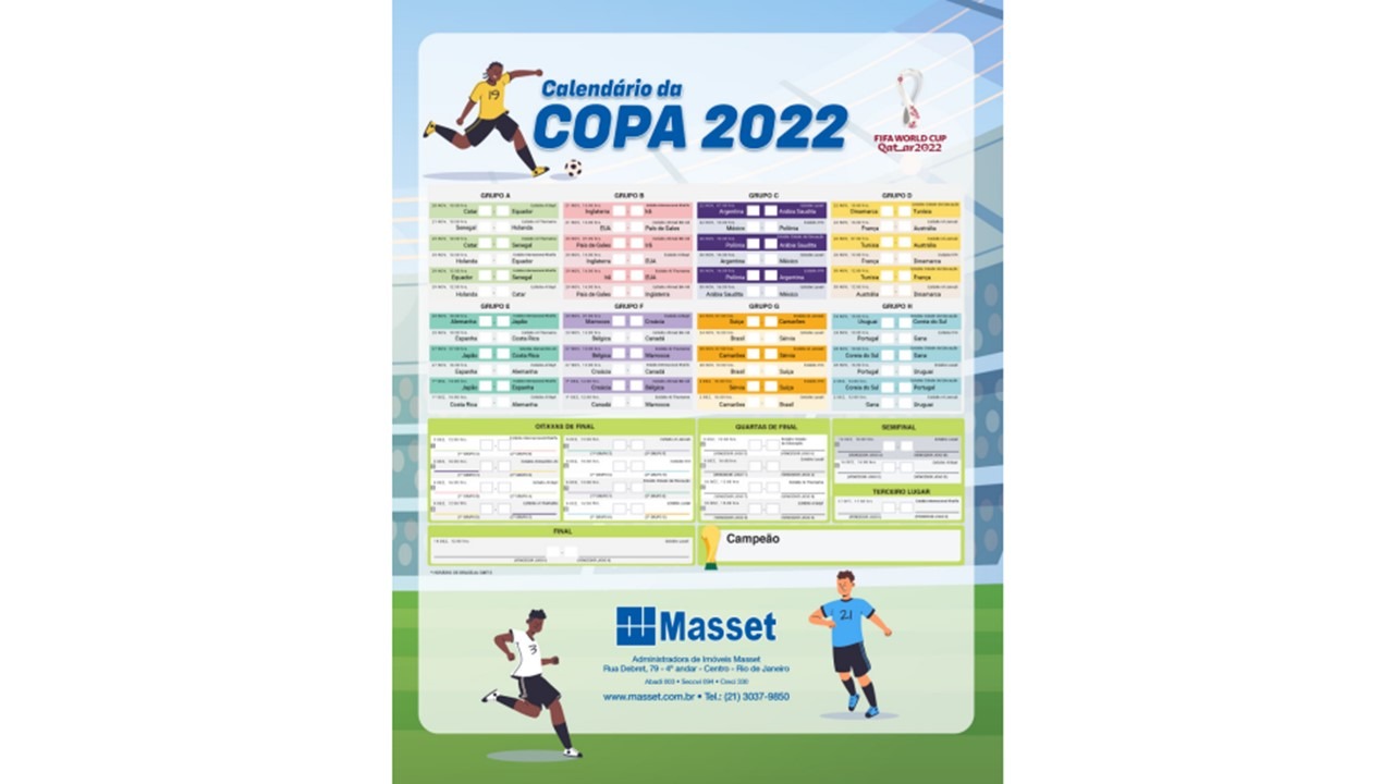 Tabela da Copa do Mundo 